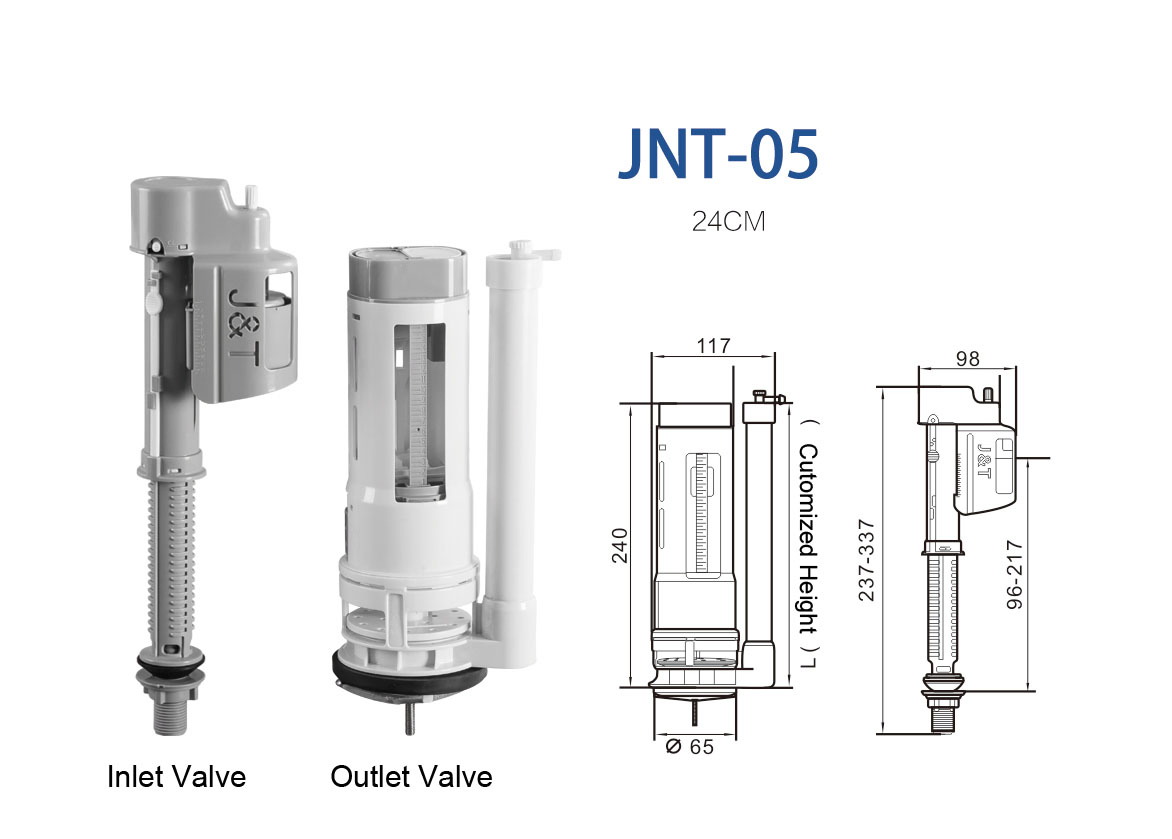Fill and Flush Valve Toilet Parts
