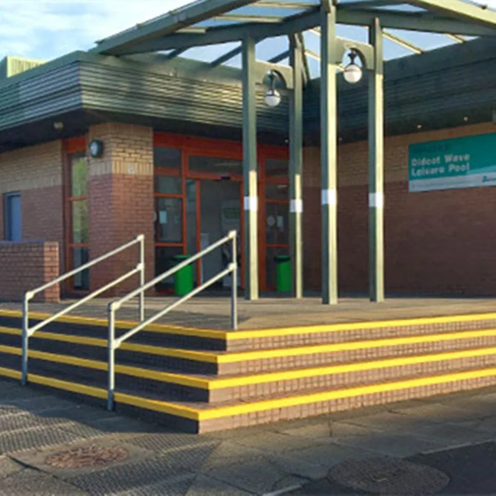 Premium 55mm Gritted Anti-Slip GRP Stair Nosing