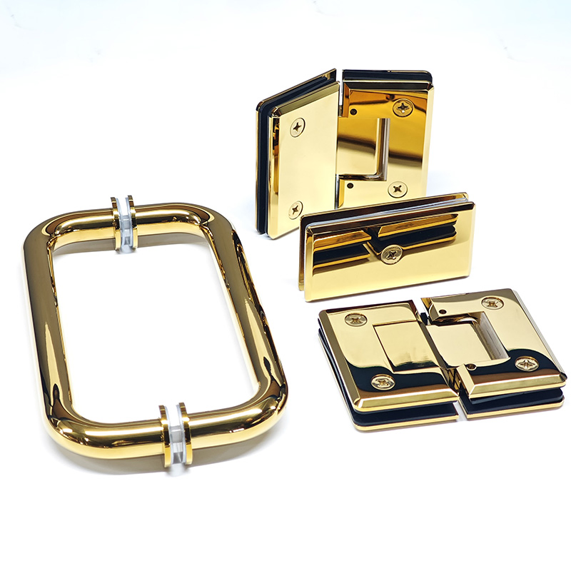 Premium SUS304 Gold Finish Stainless Steel Door Hinge for Hotels