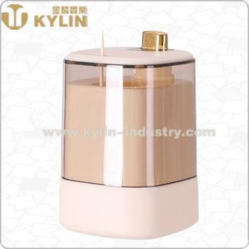 Stocked Plastic Press Type Toothpick Box Toothpick Dispenser Automatic Table Toothpick Holder