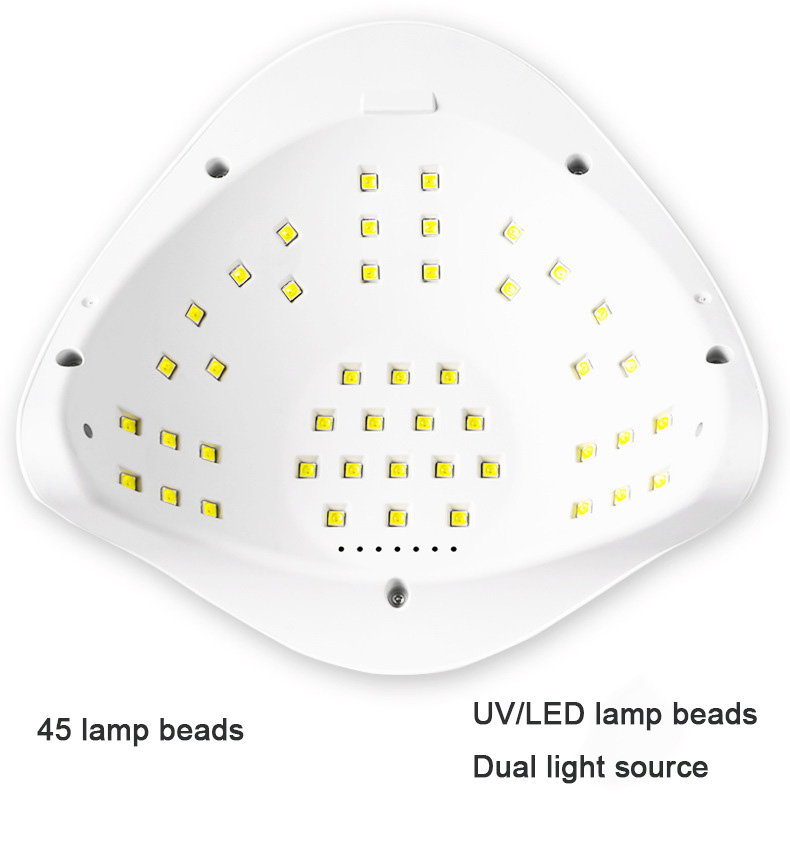 45PCS UV LED Beans Customized Color LED Nail Lamp 180W