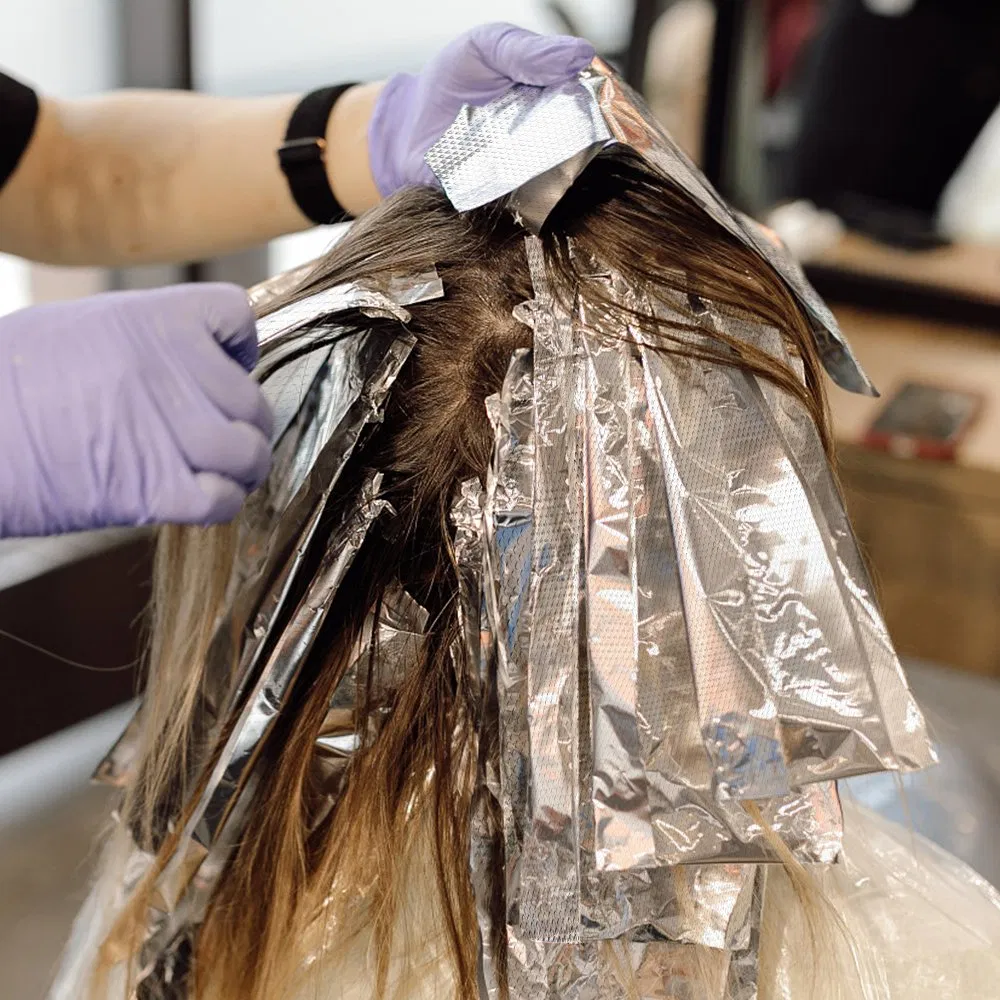 Hair Foil Aluminum Foil Sheets Hair Foils for Highlighting 200 Sheets for Hair Coloring