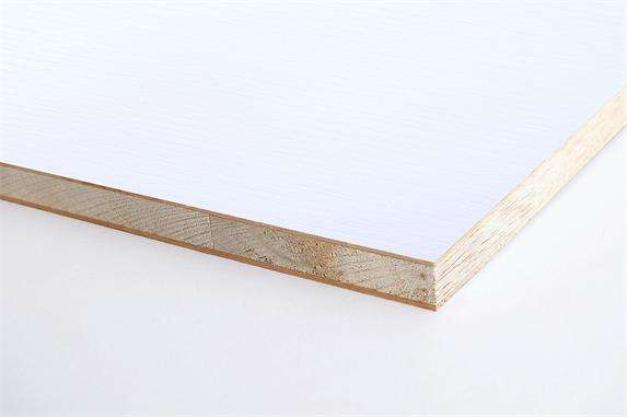 1220X2440X18mm Matt or Glossy White Melamine Block Board/Blockboard