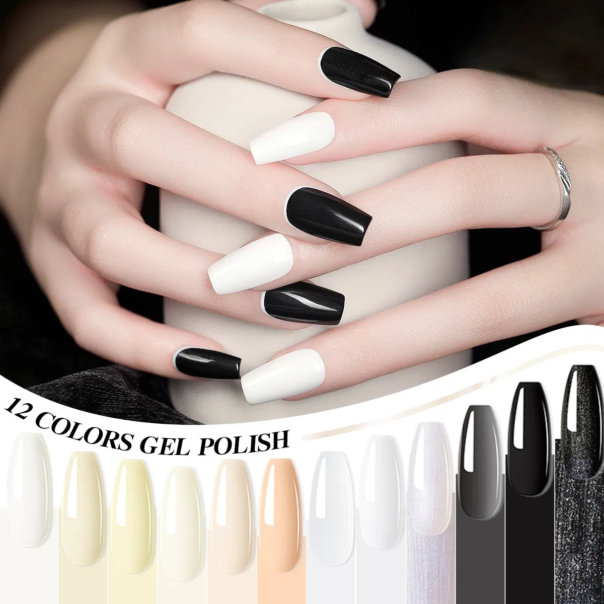 8ml Solid Jelly Gel Nail Polish - 16 Colors Semi-Transparent Sheer Nail Color Gel for Gradient & Layered Nail Art