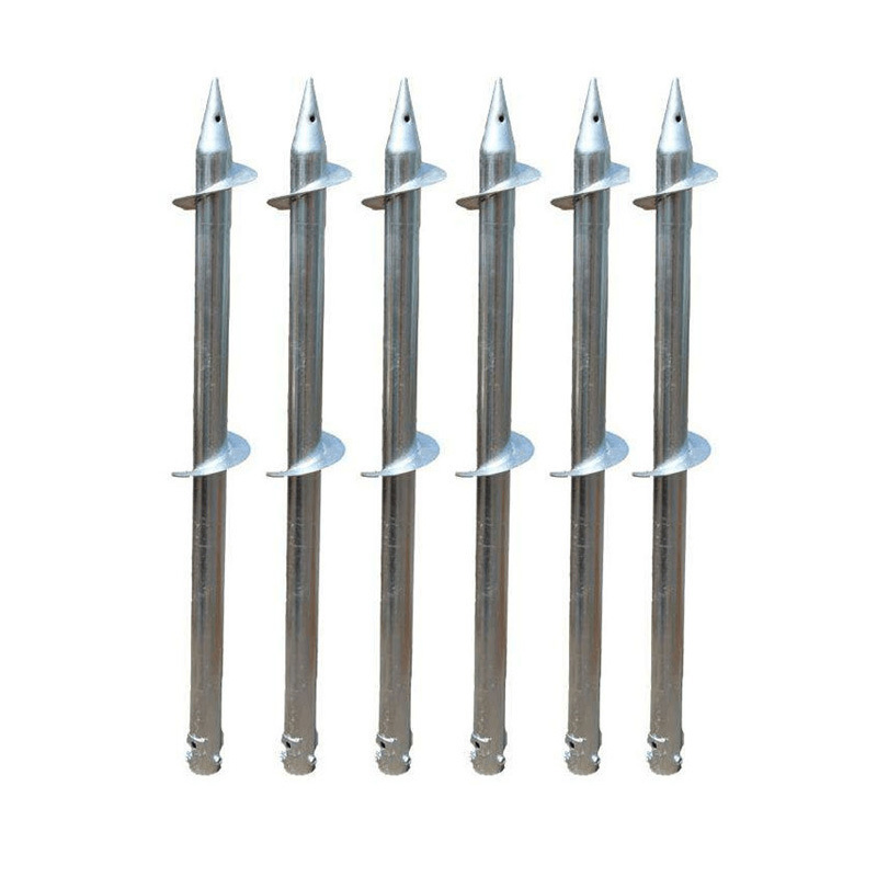 Солнечная монтажная система на винтовых сваях