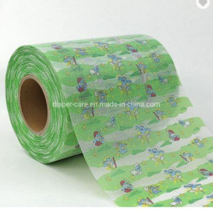 Diaper Materials Nonwoven Cloth Frontal Tape for Producing Diaper
