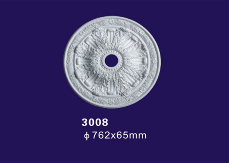 Plastic Building Polyurethane PU Ceiling Dome, Water Repellent Dome Ceiling Rose