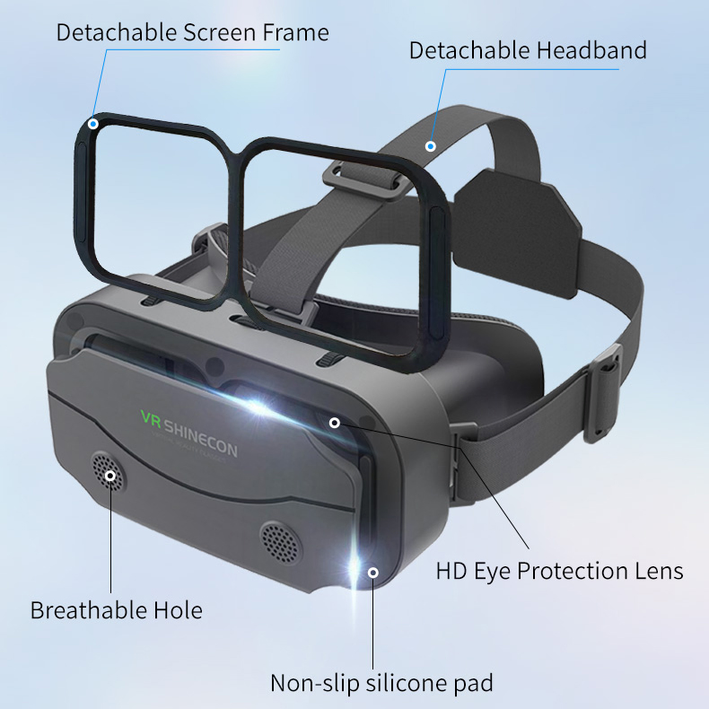 Hot Sale New Headset Smart Virtual Reality Eyewear Product All-in-One Watching Movie/Games 3D Vr Glasses
