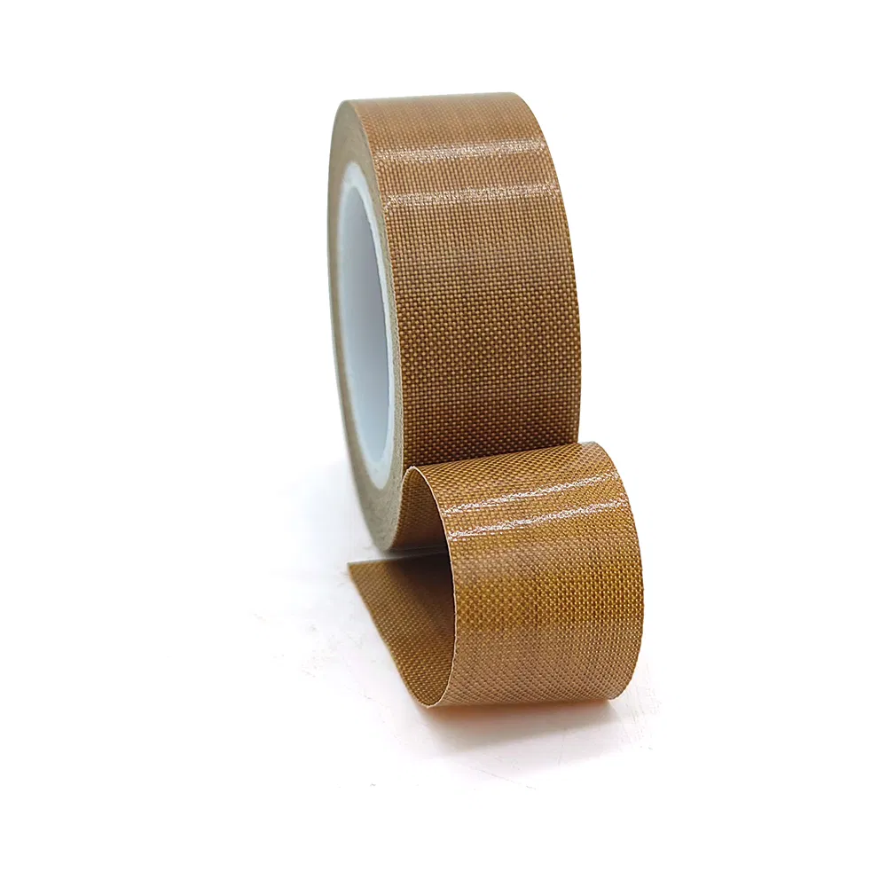 Factory Price High Temperature Resistant Insulation PTFE Coating with Silicone Small Jumbo Roll Fiberglass Adhesive Non-Stick Coating Tape