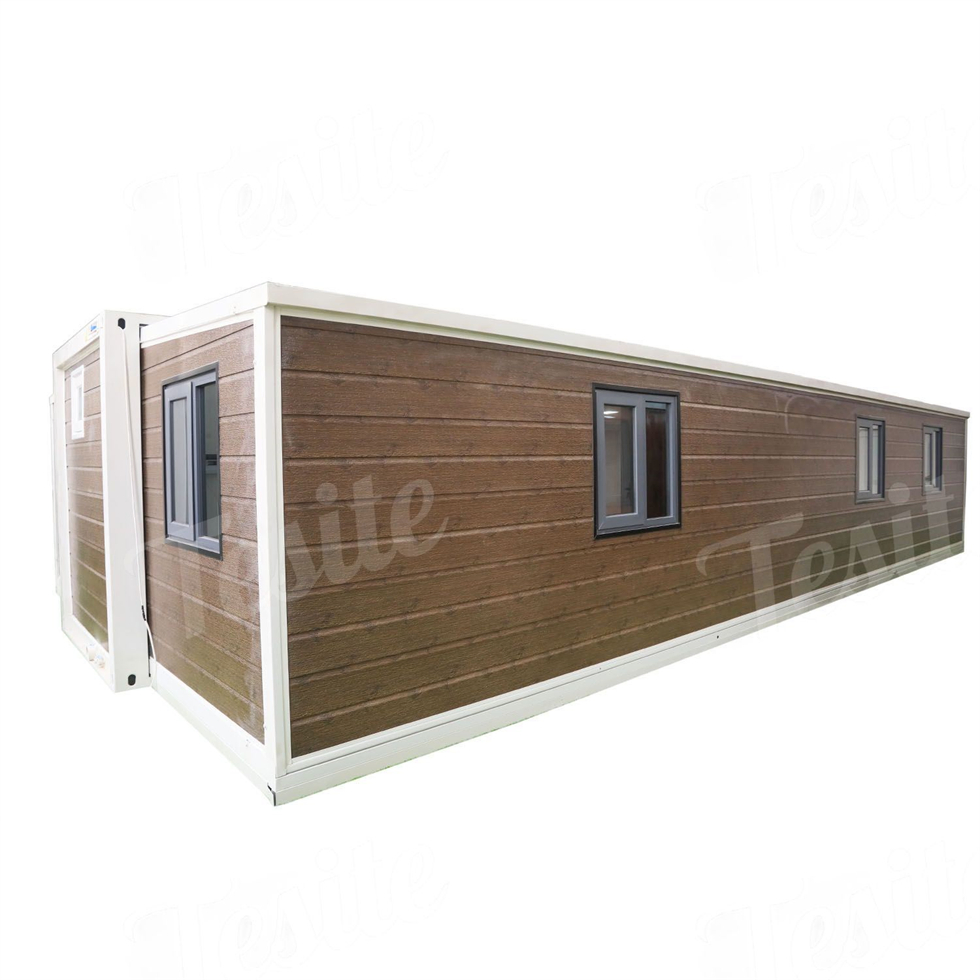 Waterproof Expandable 40FT Mobile Home Caravan Portable Houses 2 Bedrooms Container Home