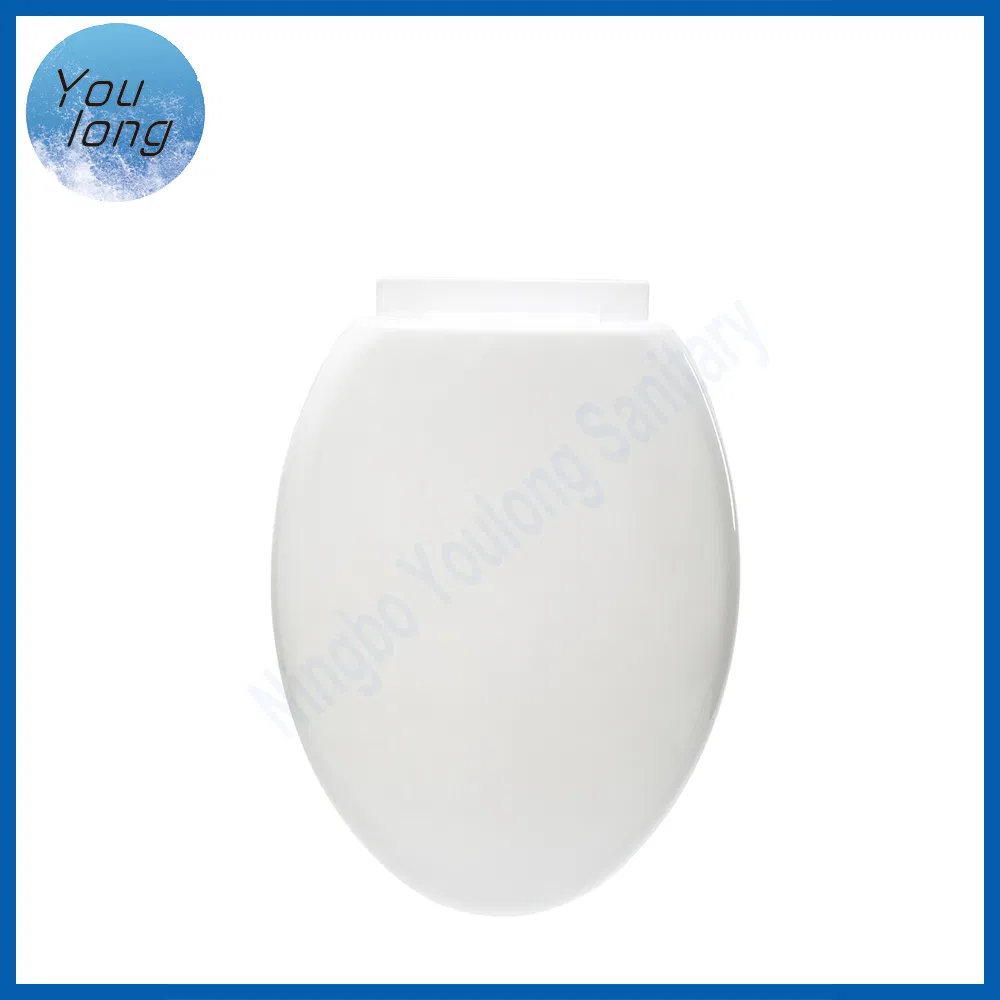 Bathroom White Color PP Soft Close Toilet Seat Cover for Toilet