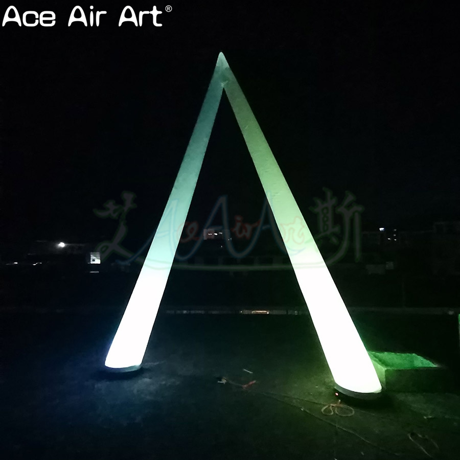 Customized Inflatable a-Frame Arch with LED Light for Festival Party Decor