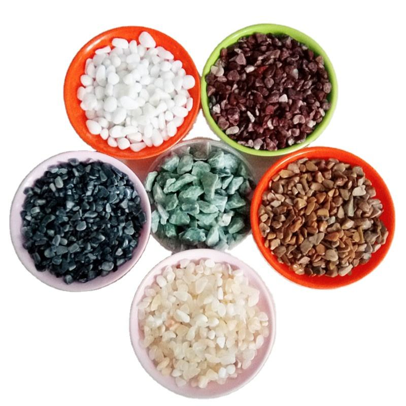 Natural Colorful Cobble Pebble Stone Tan Paving Basalt for Outdoor &Park Use
