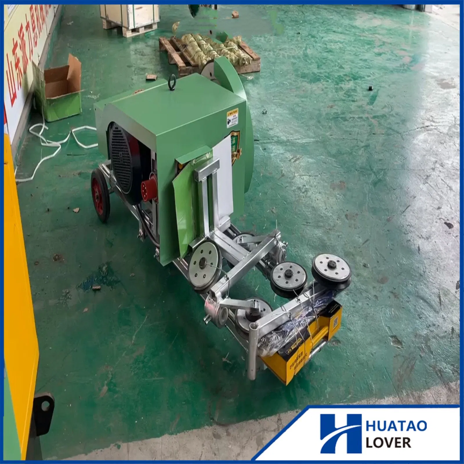 Low-Power Portable Track Wire Saw Machinen USD to Concrete Cutting