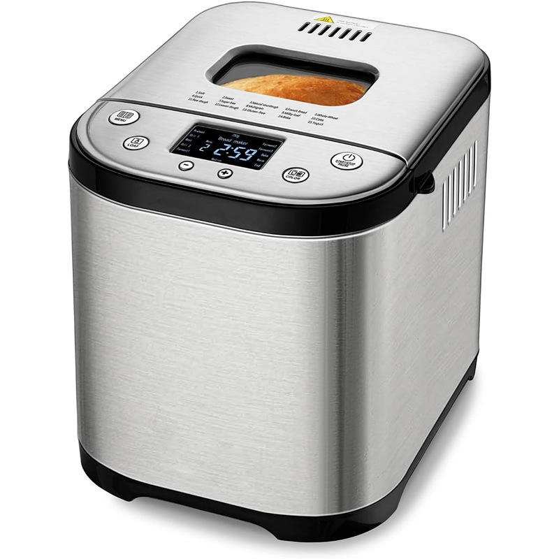 1.5L Fully Automatic Multifunctional Bread Maker Digital Toast Bread Making Machine