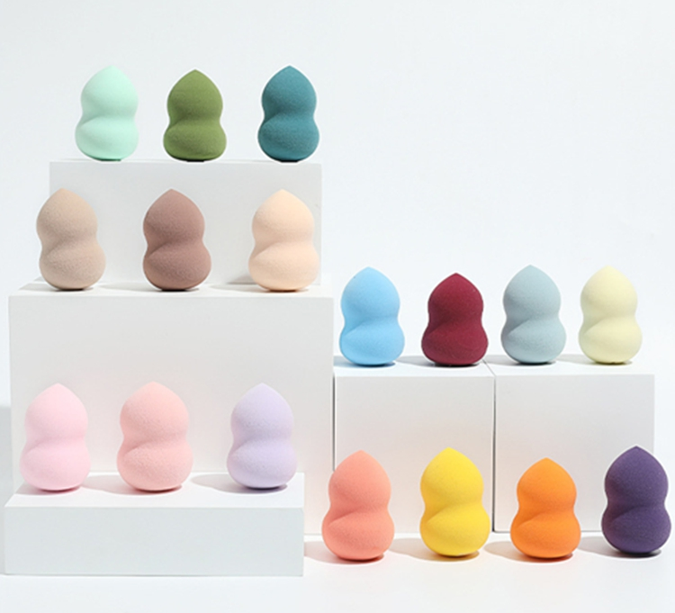 Custom Logo Soft Tear Drop Latex Free Makeup Applicator Sponge 3D Blender Beauty Cosmetic Face Makeup Sponge
