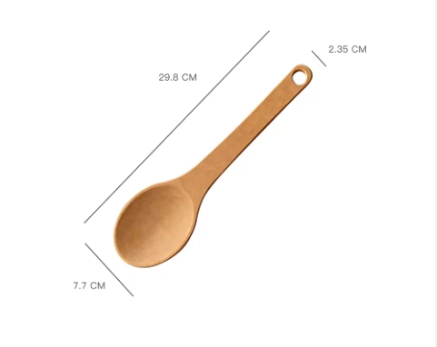 2025 Cheapest Popular Wooden Cutlery Wood Fiber Cooking Utensil Tools