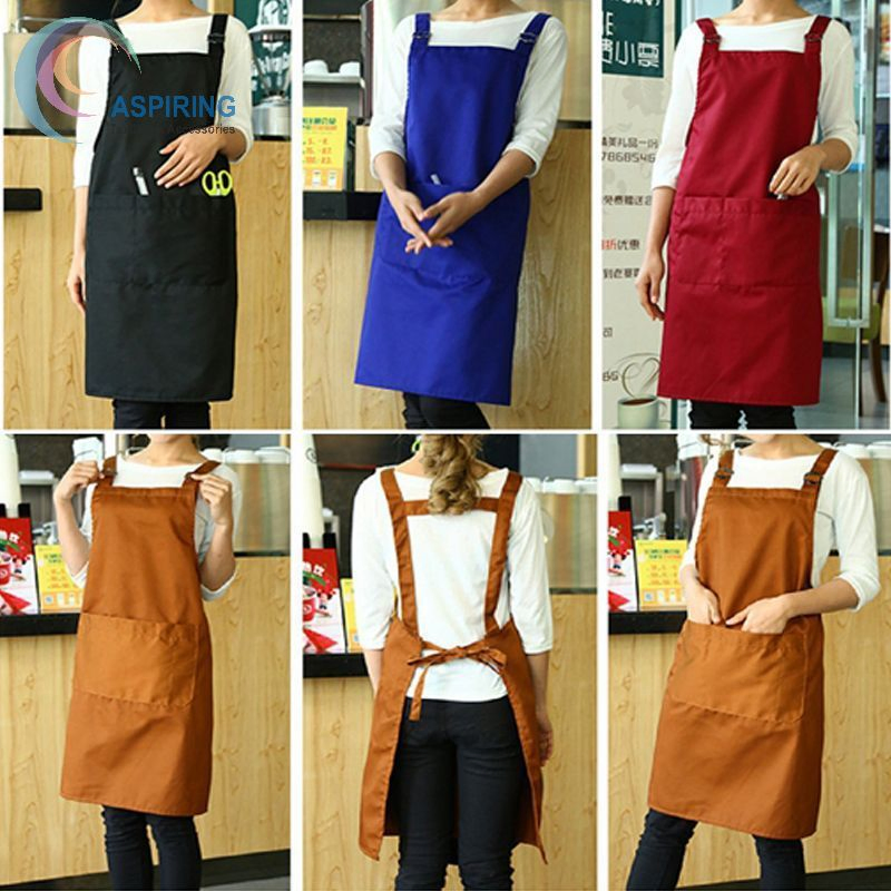 Cotton Kitchen Apron with Custom Logo Printed