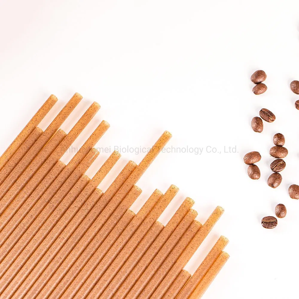 I Am Not Plastic Printed PLA Coffee Ground Drinking Straw