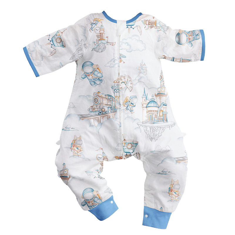 OEM ODM Kids Sleep Sack Multiple Pattern Peppermint Fabric Baby Sleeping Bags