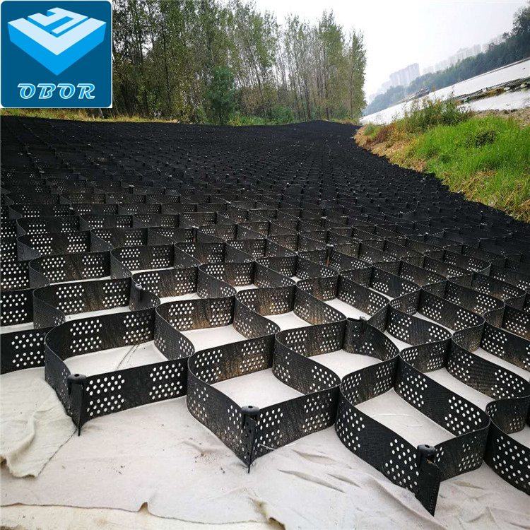 HDPE Polymer Smooth/Textured Perforated Geocell with CE Certificate Gravel Grids Paver Manufacturer Directly Supply Price HDPE Geocell