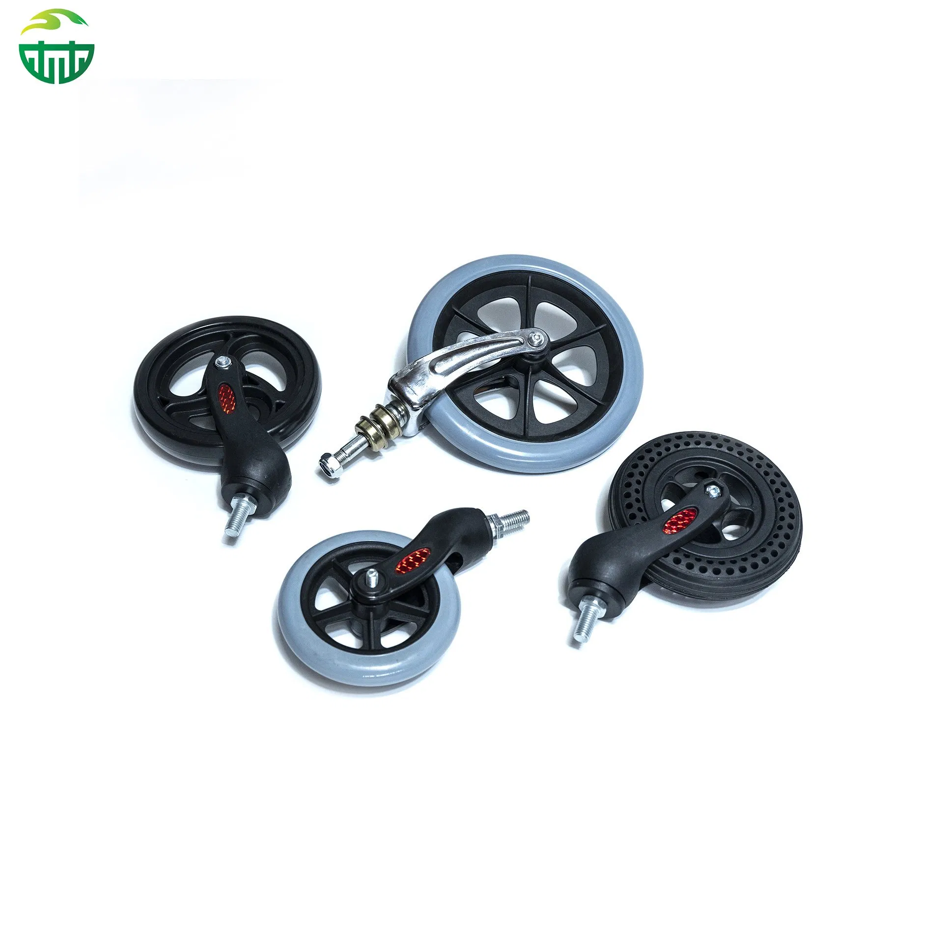 Wheelchair Caster Wheels – PP Front Casters 5/6/8/10 Inch Replacement Wheels