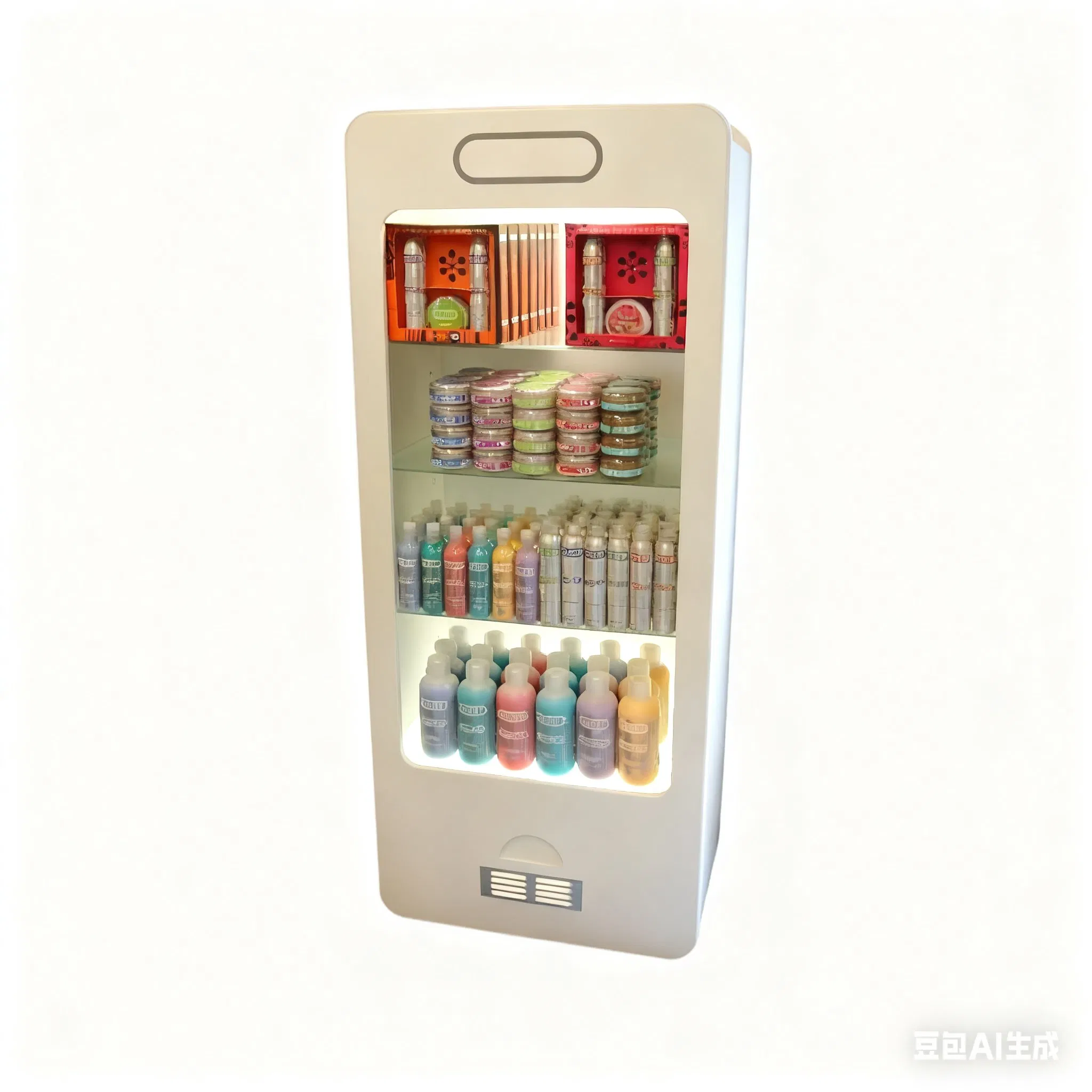 Custom Sheet Metal Cosmetics Display Rack for Shop Supermarket