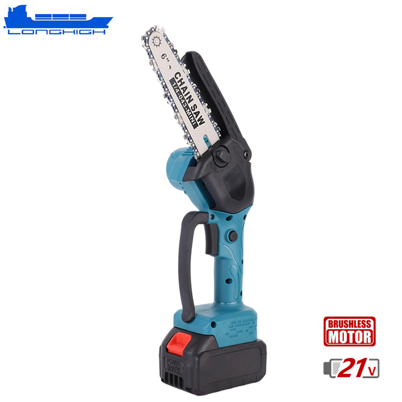 Electric 21V Battery Chainsaw for Efficient Garden Tools