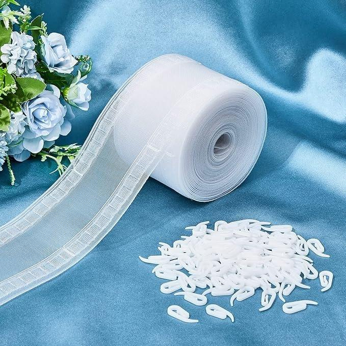 Hot Selling Curtain Accessories Pleat 1om for Curtains Wave Fold Tape