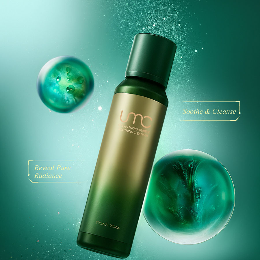 Skin Care OEM/ODM Ocean Micro-Bubble Soothing and Nourishing Face Cleanser