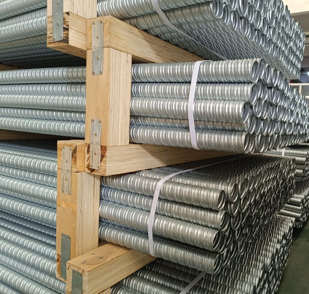 High Tension Corrugated Galvanized Metal Duct for Pre-Stressed Concrete Bridge