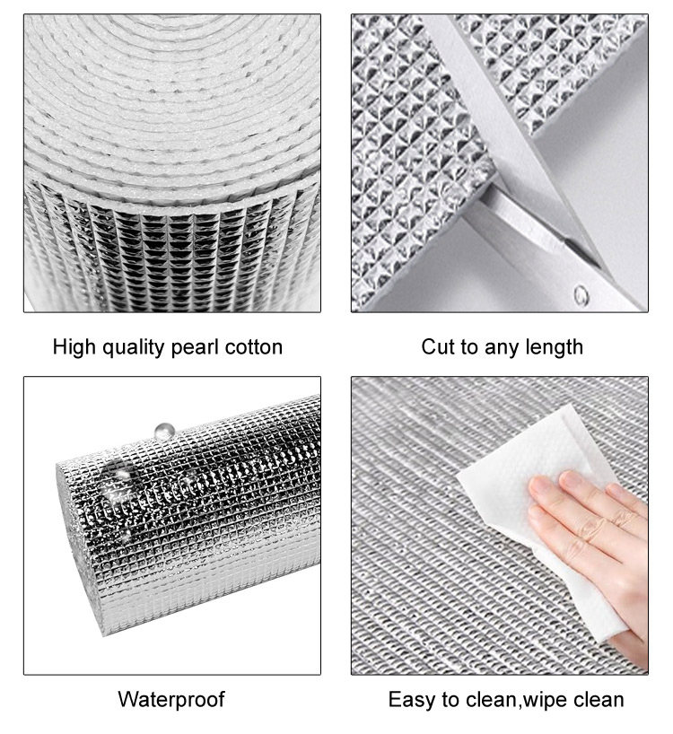 Custom EPE Foam Insulation Light Waterproof Aluminum Thermal Reflective Foil Insulation