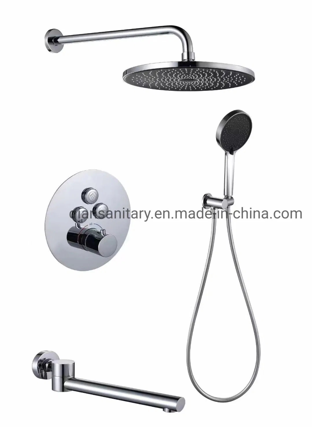 Chrome Plated Brass Conceal Faucet