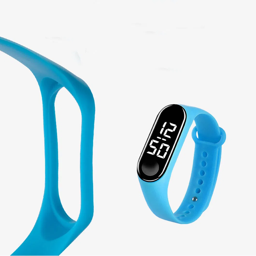 R1267 USD0.4/PCS Cheap Gift LED Digital Watch with Silicon Band