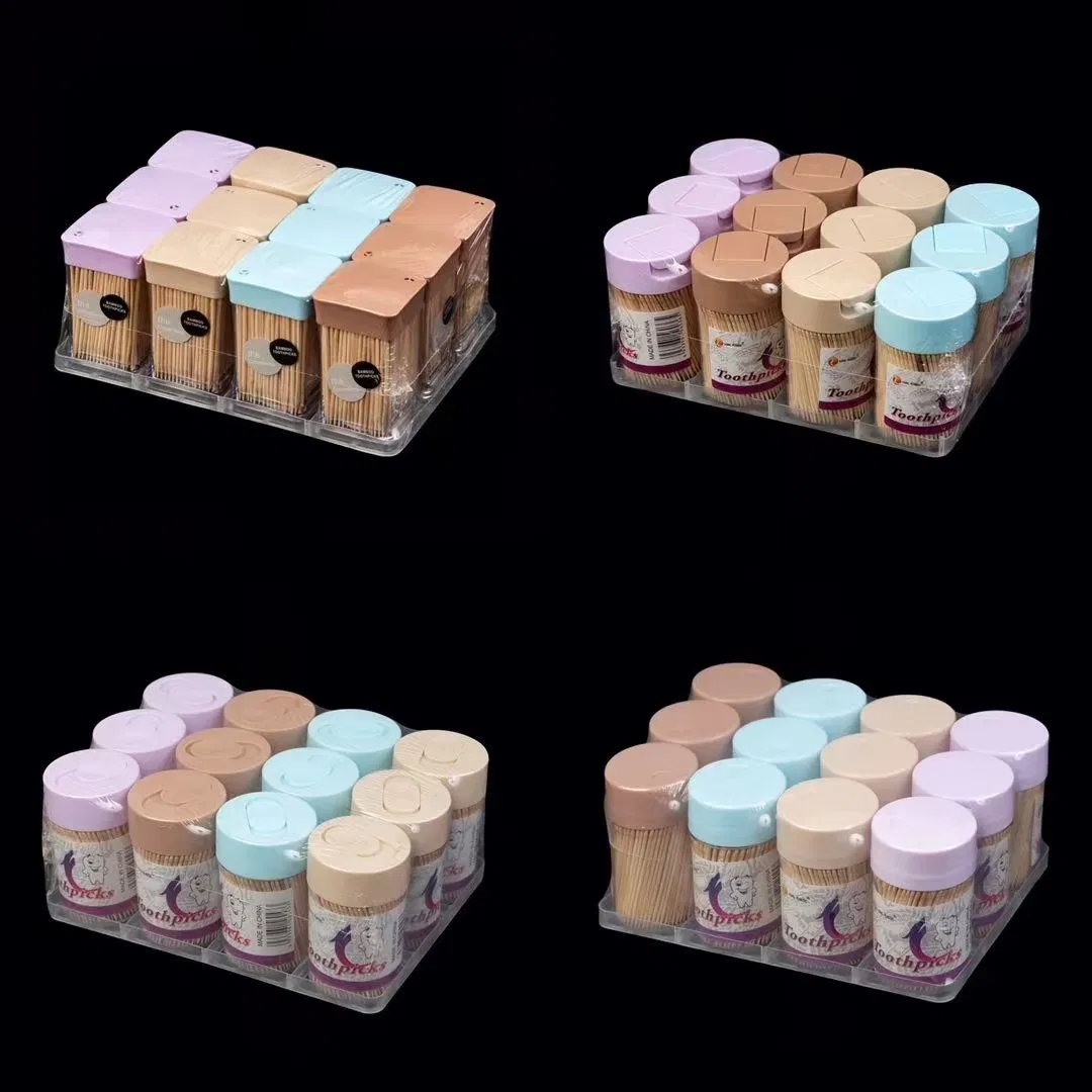 Food-Contact Grade Eco-Friendly Biodegradable Hygienic 100% Natural Bamboo Toothpicks