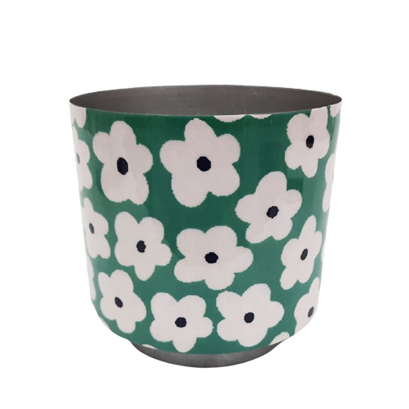 Горшок мраморный прямоугольный декоративный