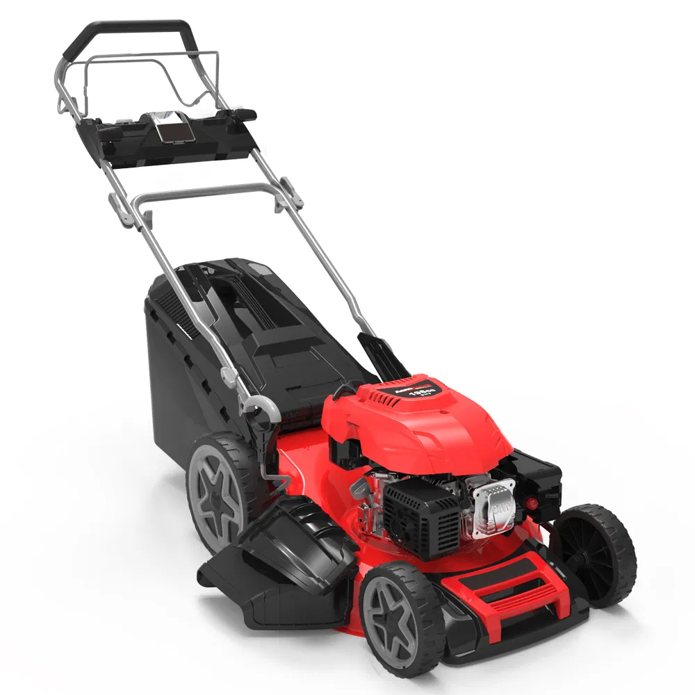 173cc Farm 20 Inch Petrol Gasoline Self-Propelled Rear Push Grass Cutting Lawnmower