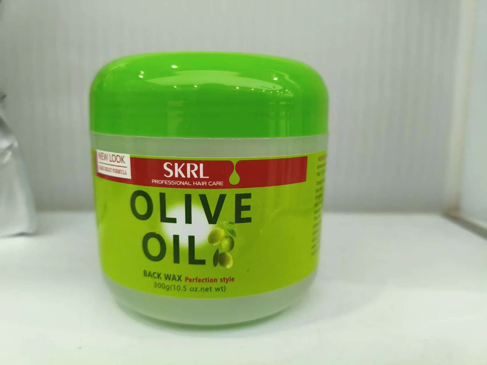 Strong Hold Hair Styling Hair Pomade Long Lasting Edge Control Hair Wax Olive Oil Gel Wax