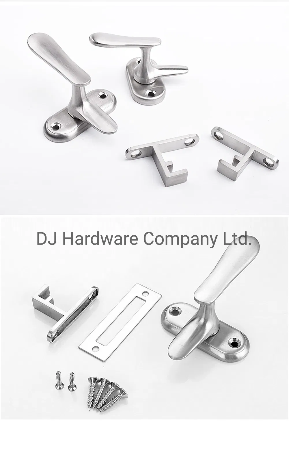 Stainless Steel Doors and Windows Sash Lock Window Latch Handle Sliding Window Handle Security Hasp Hardware