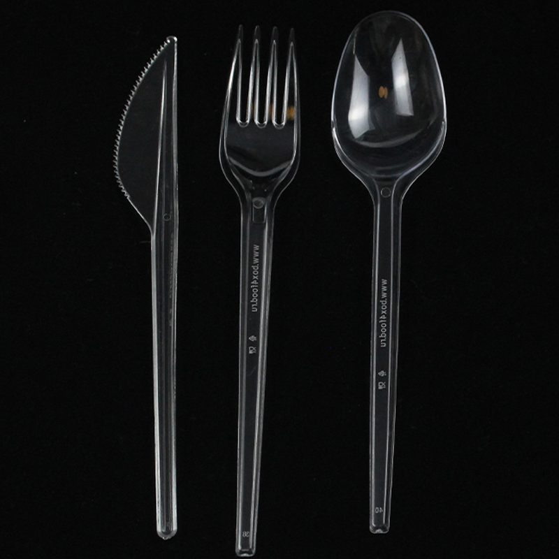 Disposable Plastic Cutlery 165mm Length PS Plastic Spoon Customizable for Dinner