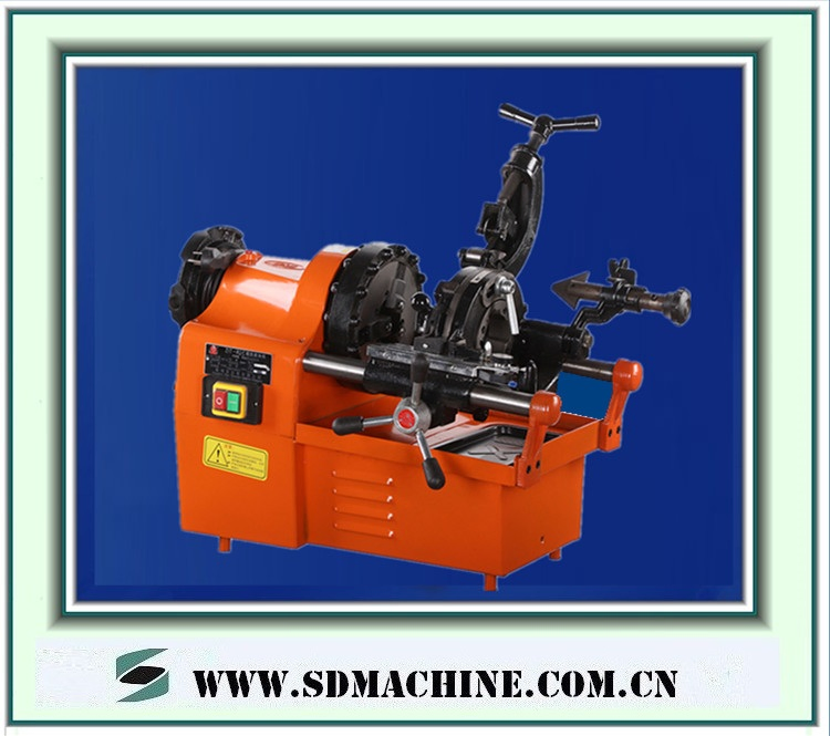 2" Steel Pipe Threading Machine For Galvanized Pipe/ MS Pipe/Stainless Steel Pipe