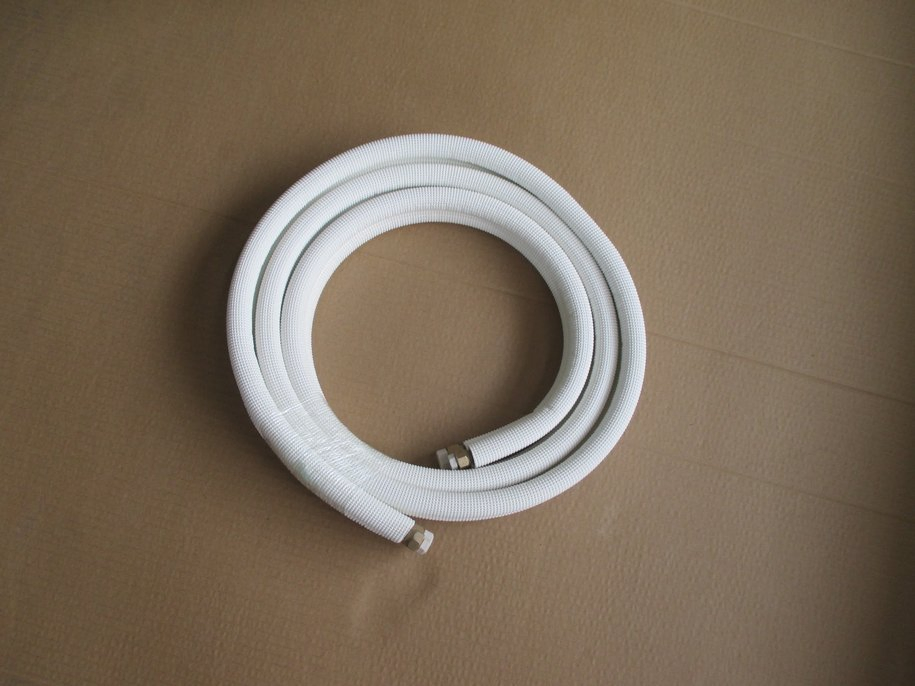 Single Air Conditioner Copper Pipe 3/8 PE Insulation Copper Tube
