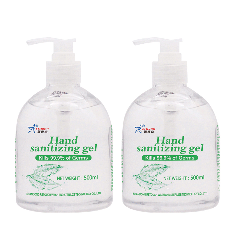 500ml 75% Alcohol Instant Waterless Antibacterial Hand Sanitizer Gel Manufacturers
