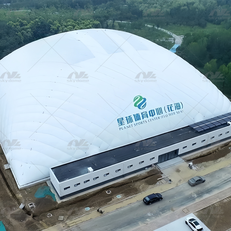 Inflatable Air Supported Membrane Domes for Sports Center