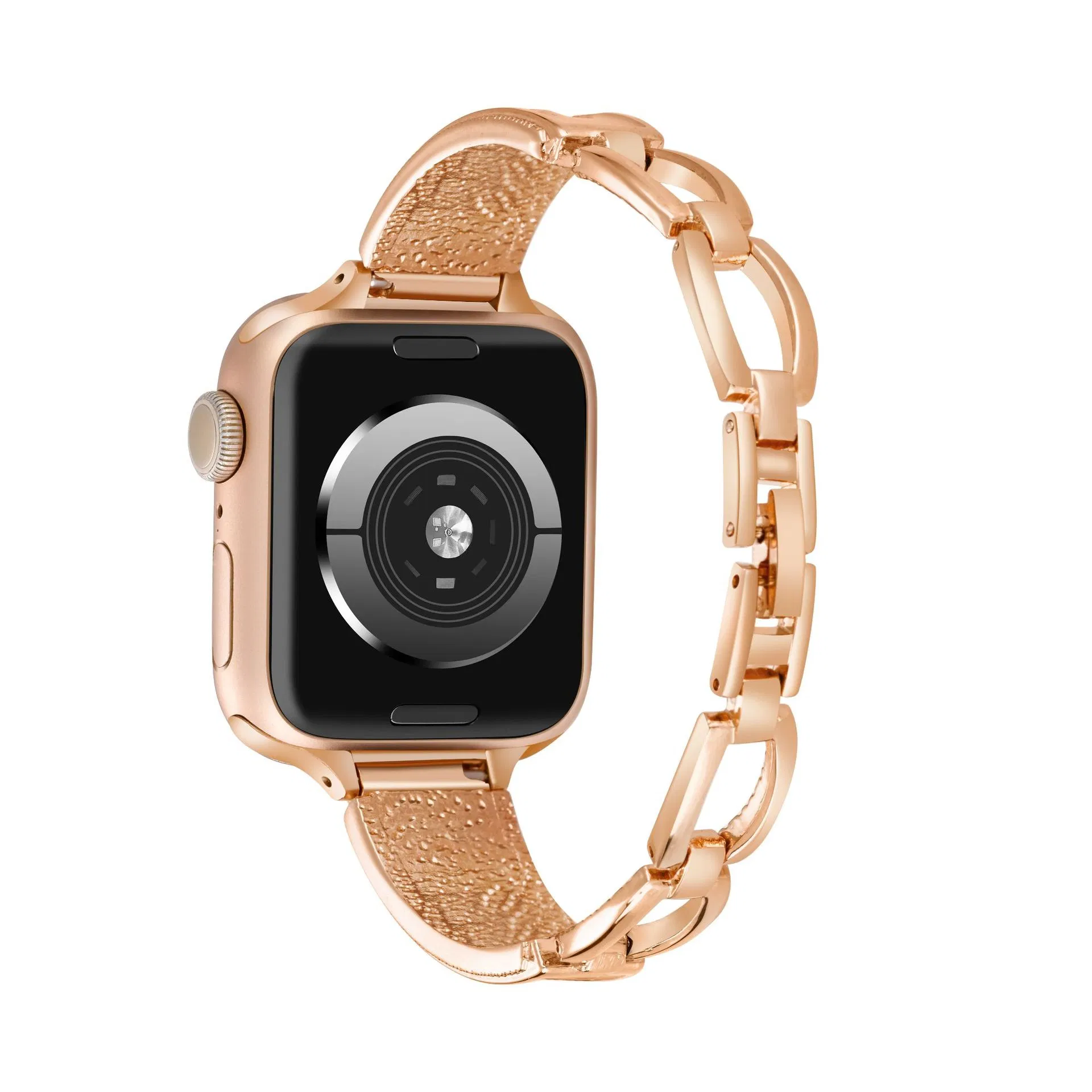 Stainless Steel Metal Link Chain Smart iWatch Strap for Apple