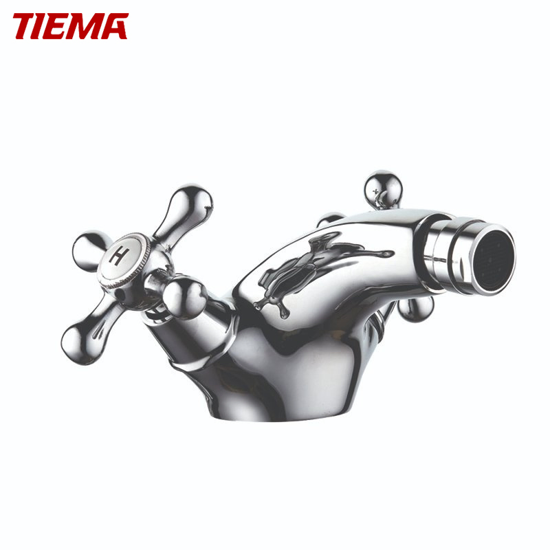 Смеситель для биде двухрукояточный Tiema ZS57504