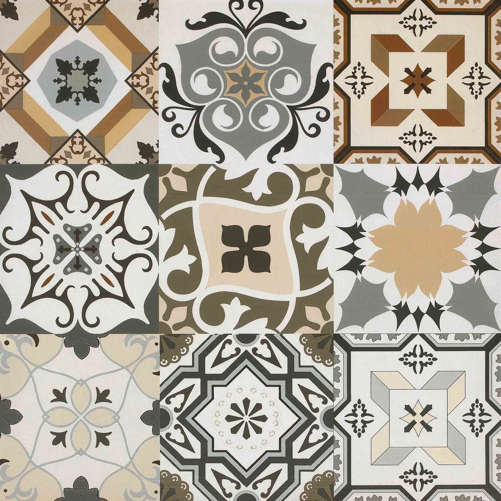 Art Glazed Decoration Tile for Wall Floor Tile for Coffee Room Restaurant Hotel Decoration