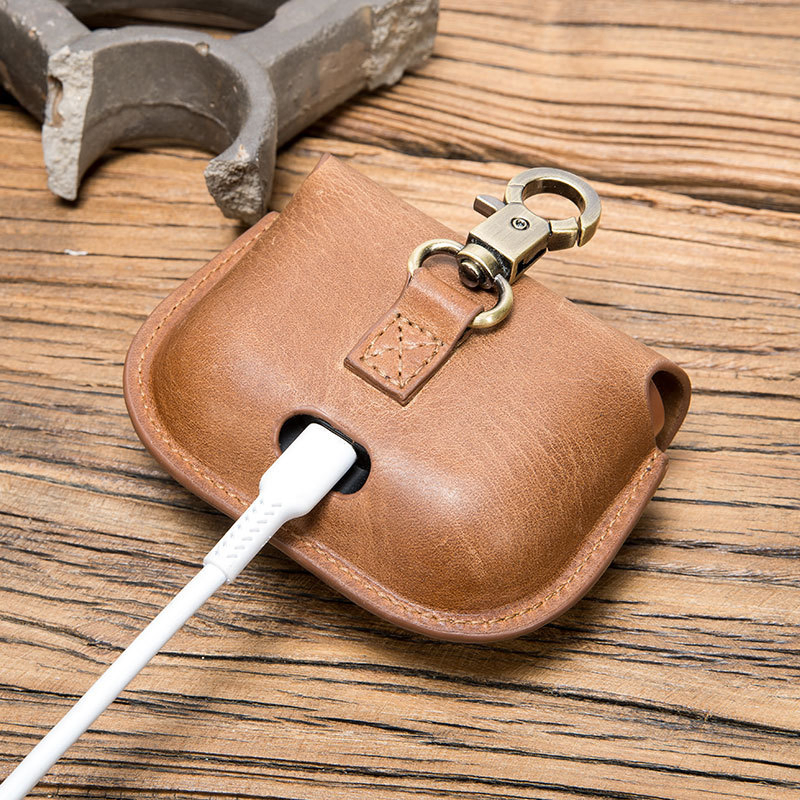 Ea137 Designer Small Earphone Case Headphone PRO Protective Carrying Storage Bulk Luxury Custom Leather Airpod Cases