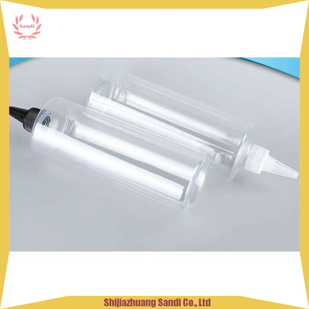 Empty Flat Shoulder 250ml 500ml 1000ml 1L Pet Glue Squeeze Plastic Dropper Bottle with Screw Twist Top Cap