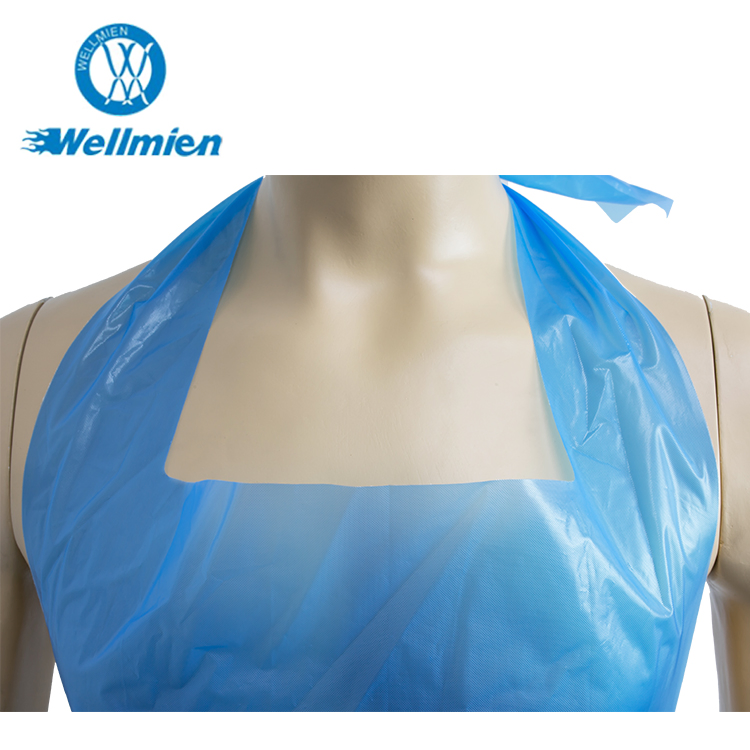 Food-Grade Protective Cooking Disposable Waterproof Polyethylene Apron